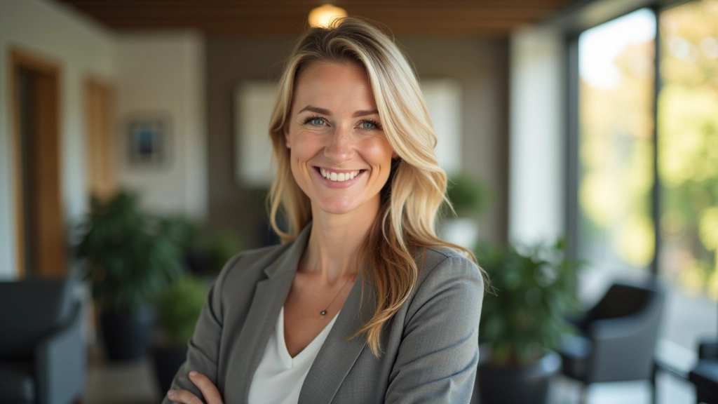 Life coaching environment with warm professional setting